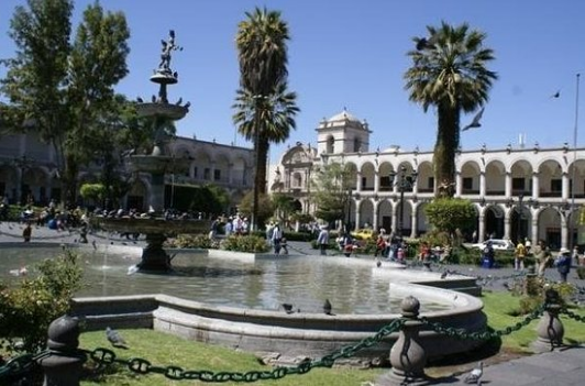 Plaza de Armas (Main Square of Arequipa)